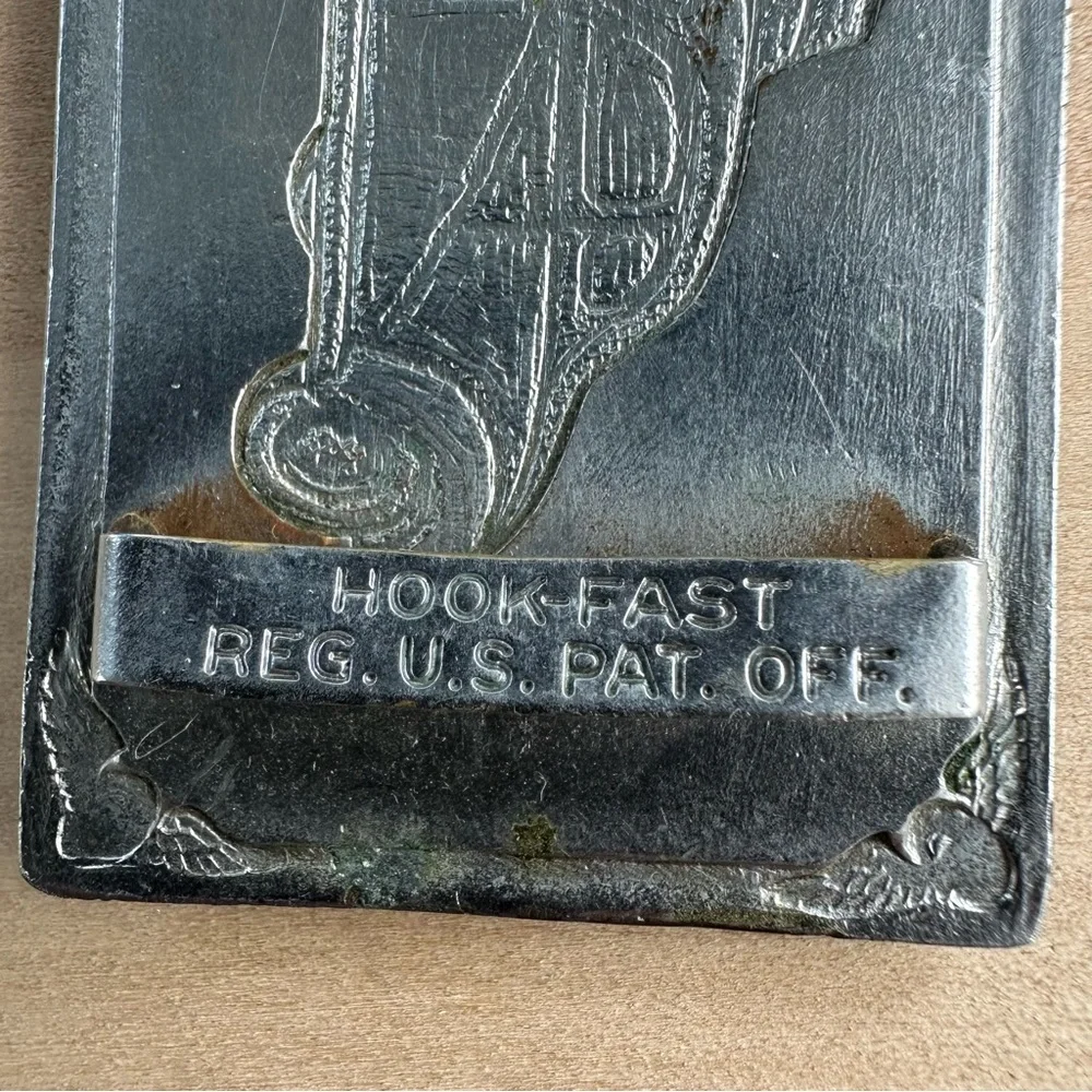 Vintage Hot Rod Hook Fast Belt Buckle